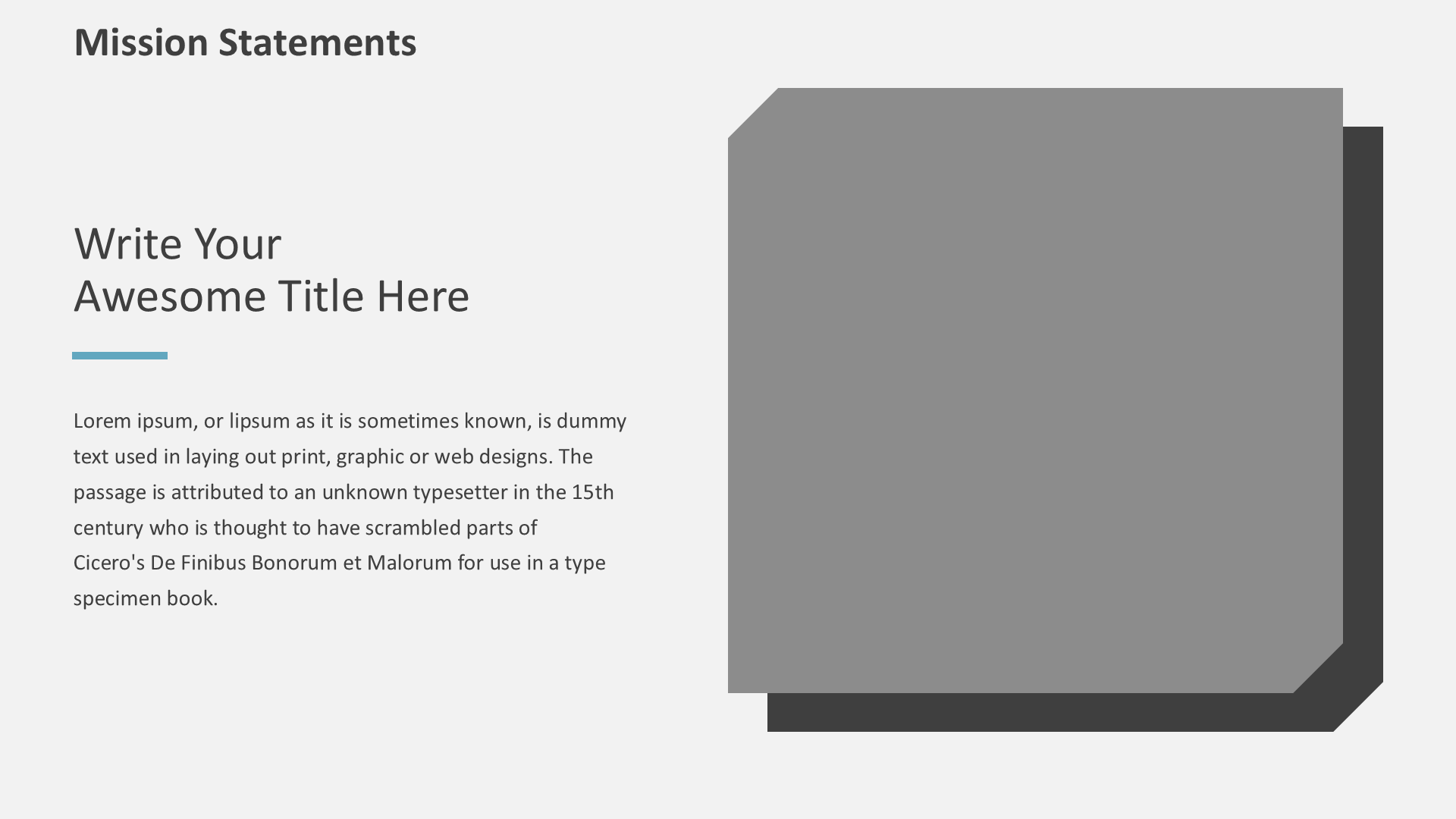 Corporate Strategy Blue slide 4